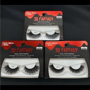 Bundle! ARDELL 3D Fright Night FANTASY Faux Mink Lashes Limited Edition *NEW*